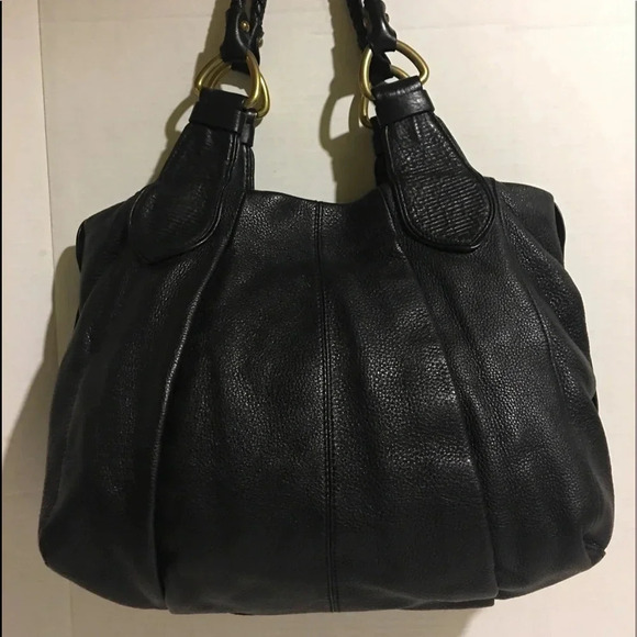 Elliott Lucca Satchel leather handbag - Picture 2 of 8